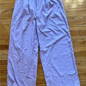 SHEIN lilac wide leg pant
